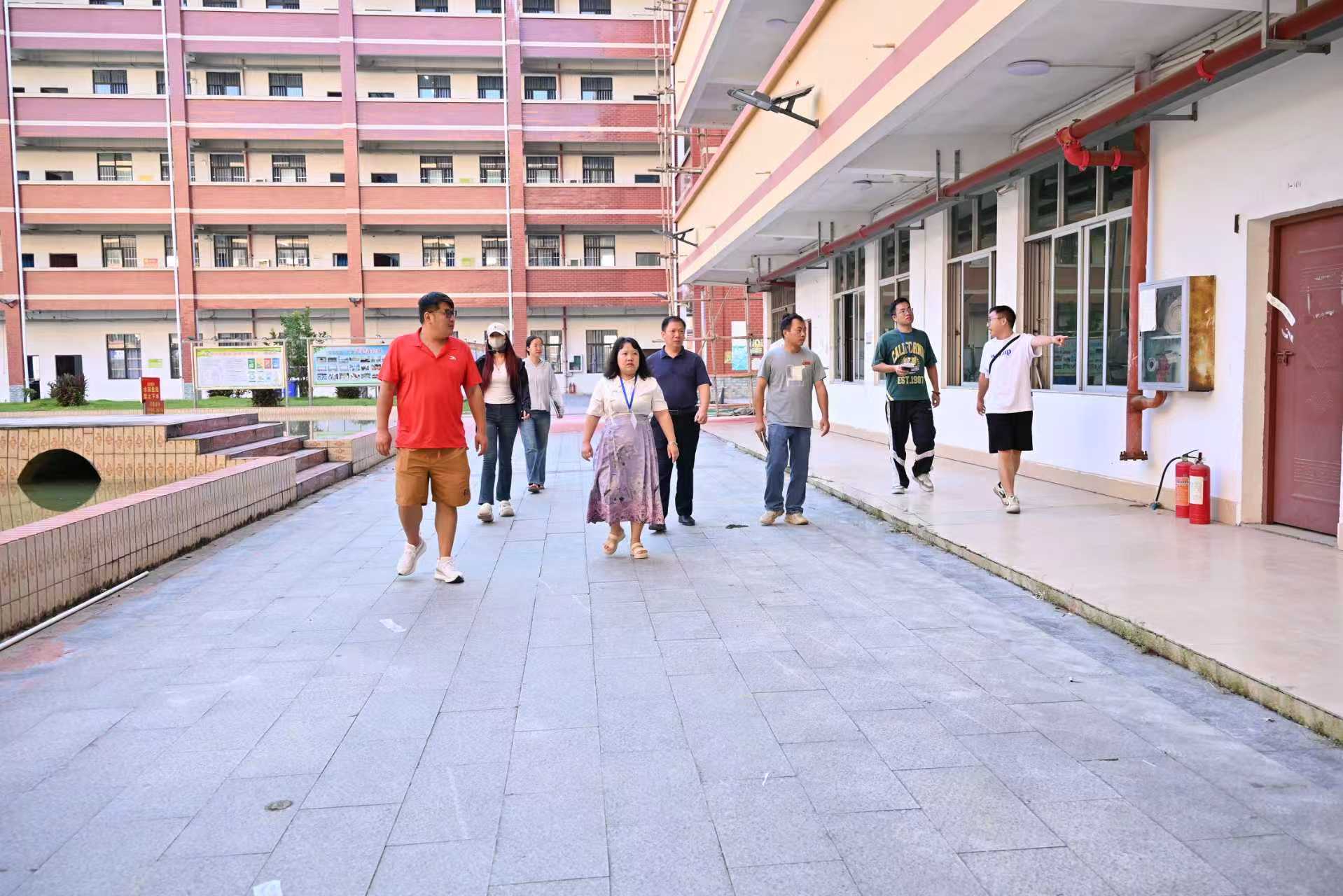 我校開展2025年秋季開學安全隱患排查